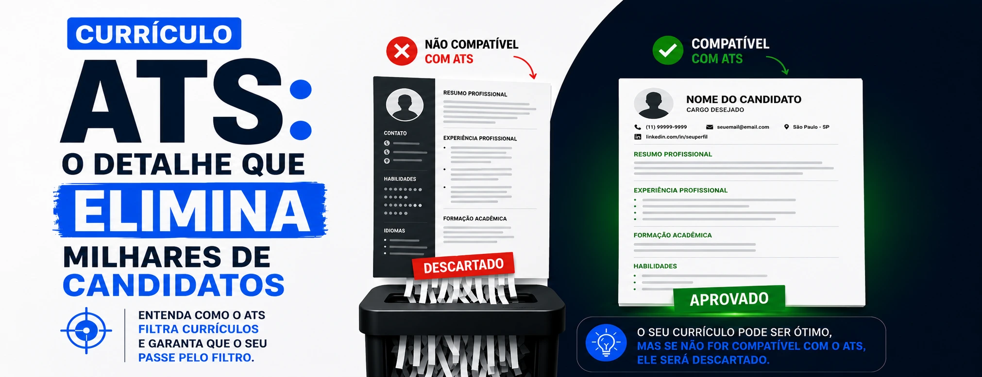 Currículo ATS: o detalhe que elimina milhares de candidatos